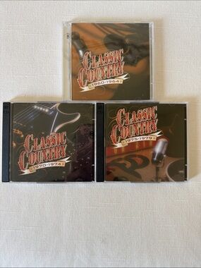 Time Life Music Classic Country CD Set Compilations 60-64 70-74 75-79 Like New